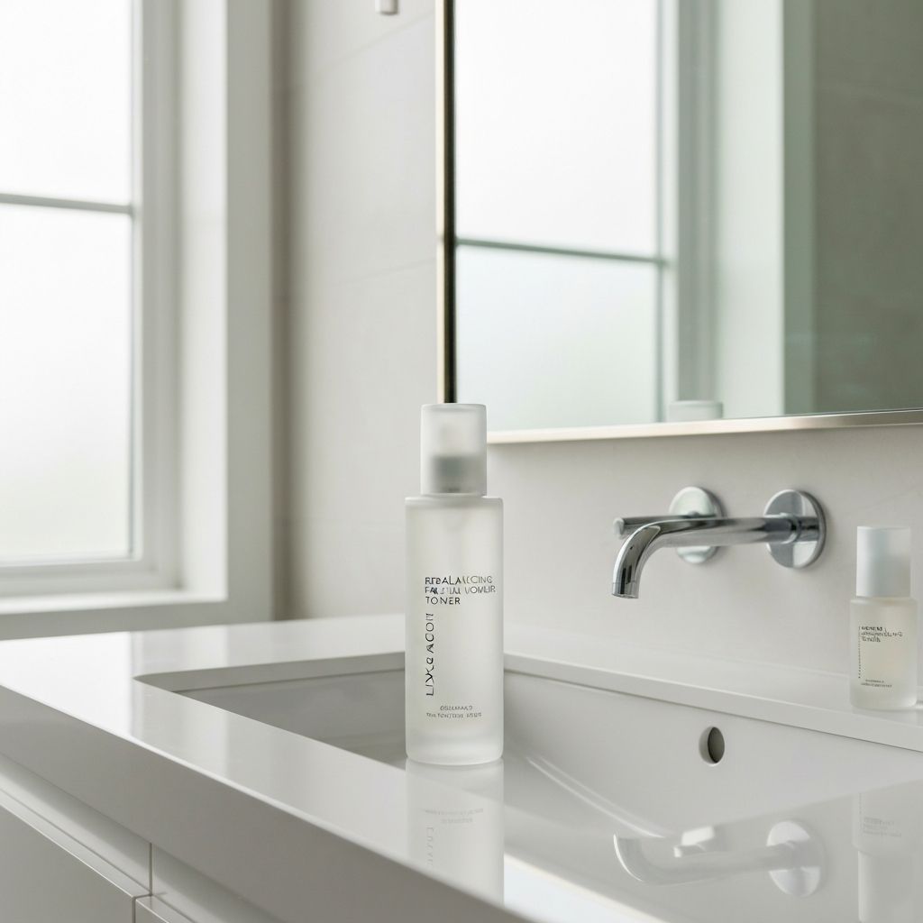 Tonico riequilibrante in bottiglia di vetro